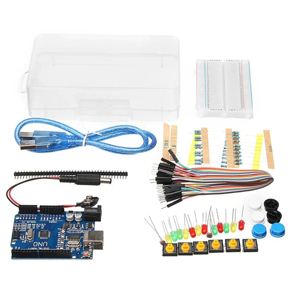 Kit Básico Arduino UNO en Caja – Activa Soluciones Tecnológicas